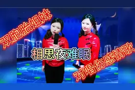 双胞胎姐妹同台对唱伤感情歌唱哭了全场的观众与评委！配音视频