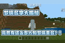 我的世界：梦璃名字的由来。这个名字竟是浏览器搜的？！视频封面