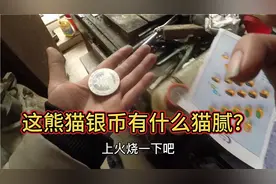 古玩店200购入的熊猫银币一直舍不得用收藏了几年，结果是假货视频封面