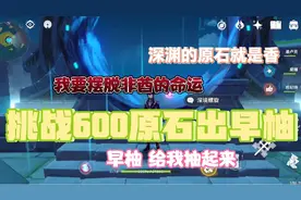 原神:零氪满星深渊肝帝——挑战六百原石出早柚！