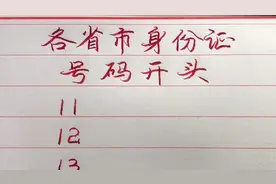 身份证号码开头表示哪里人？你知道吗？视频封面