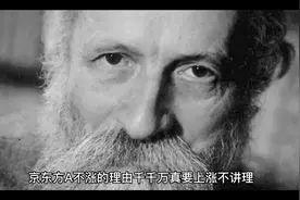 京东方A不涨的理由千千万，上涨不需要理由，你手里有京东方A吗视频封面