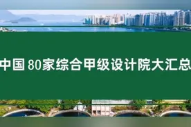 中国80家综合甲级设计院大汇总视频封面