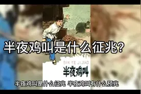 半夜鸡叫是什么征兆？