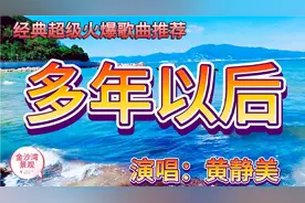 黄静美《多年以后》句句伤感，往事回首莫名的难过，听完泪流满面