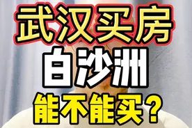 武汉买房，白沙洲，到底能不能买？