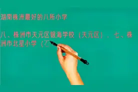 湖南株洲最好的八所小学排名视频封面