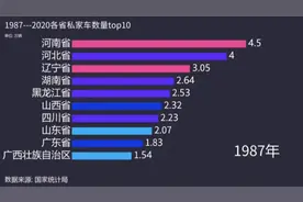 1987---2020年各省私家车数量TOP10变化！视频封面