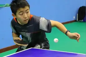 北京66中十四岁学生反手生胶VS燕郊长胶王乒乓球冠亚军第一，二局视频封面