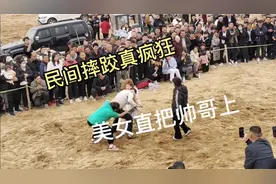 洛阳民间摔跤友谊赛，找回童年的记忆，70后80后看过来视频封面
