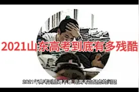2021山东高考到底有多残酷（数据分析，仅供参考）视频封面