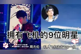 9位明星私人飞机价值对比，陈道明的飞机很酷，最后一台飞机4.5亿