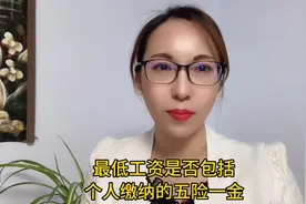 最低工资是否包括个人缴纳的五险一金视频封面