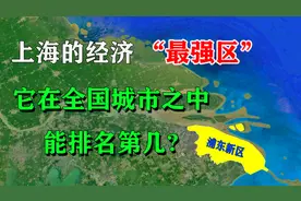 浦东新区作为上海经济最强区，它在全国城市之中，能排名第几？视频封面