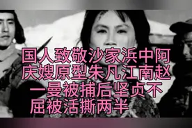 国人致敬沙家浜中阿庆嫂原型朱凡江南赵一曼被捕后坚贞不屈被活撕视频封面