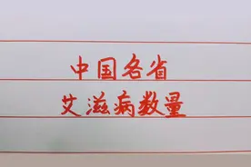 中国各省艾滋病数量视频封面