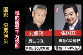 10位国家一级演员爱车   
百万级6位 千万级别劳斯莱斯慧影是谁？