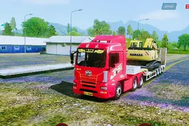 手游欧卡3第一视角调节教程。