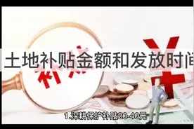 土地补贴金额和发放时间视频封面