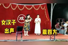 西平广场百姓戏台，女子唱刘忠河选段，出声就把戏迷镇住了视频封面