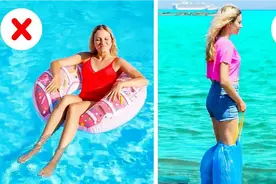 夏天必备海滩度假小技巧，没有空调风扇，暑假也能过得有滋有味视频封面