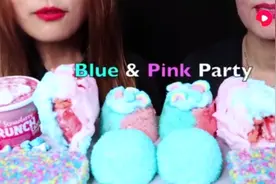 粉色&蓝色甜品，梦幻的颜色不知道圈住了多少小仙女