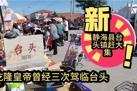 天津河北交界静海县台头镇赶大集，乾隆皇帝三次驾临台头镇好地方视频封面