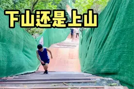 都说上山容易下山难、脚真的好酸痛，东莞长安郊野公园下山之路