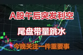 A股午后突发利空，医药龙头大跳水，后市行情预判和策略应对视频封面