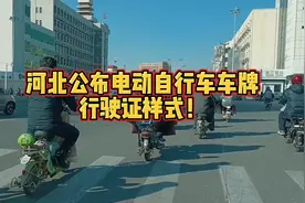 河北省公布电动车车牌和行驶证样式视频封面