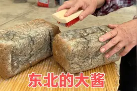 东北大酱怎么做？发霉的酱块仔细刷洗，又黑又丑不知能否好吃