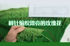 自创渐变玫瑰斜襟开衫（五）一针一针教您编织玫瑰花，有清晰图解视频封面