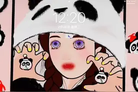 壁纸第一集：可爱的熊猫少女，快来领取属于你的头像吧。