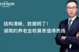 结构清晰，数据明了！湖南的养老金核算表值得表扬视频封面