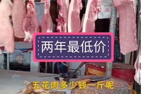 网络疯传猪肉13一斤，今天特意去成都大型批发市场看看，被吓一跳视频封面