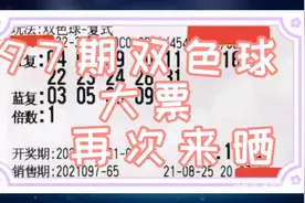 21097期双色球晒票，大复式票再次登场，彩民能否满意而归？视频封面