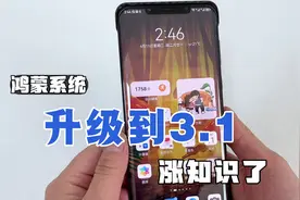 鸿蒙系统手机，如何升级到3.1版本，教你这样预约升级，涨知识了