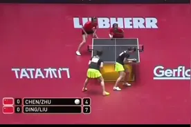 2017世乒赛女双决赛，刘诗雯丁宁vs陈梦朱雨玲视频封面