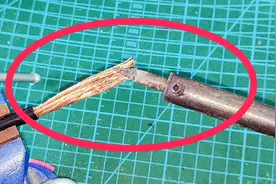 电烙铁功率太小怎么办？教你用一个铜线鼻替代烙铁头，烫锡真方便