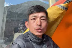 河南小伙徒步西藏第218天在雪集拉山遇到狼，晚上在派出所露营