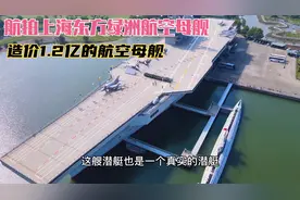 航拍上海青浦东方绿洲1:1仿制尼米兹级航空母舰，造假1.2亿人民币视频封面