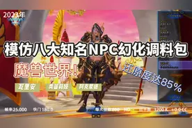 魔兽世界：模仿八大知名NPC幻化调料包，还原度达85%视频封面