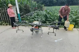 农村小伙花5万多买一台无人机 专门在农村打农药 一天能赚3千多元视频封面