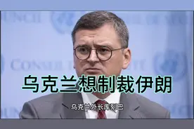 乌克兰外长呼吁制裁伊朗，有点双标了视频封面