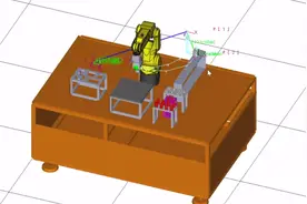 发那科工业机器人轨迹描绘仿真视频封面