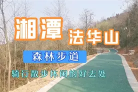 湘潭法华山新修一条森林步道，骑行散步休闲好去处#春日里的城市#视频封面