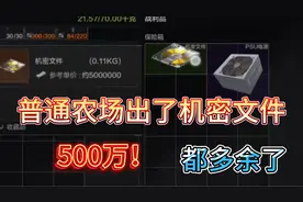八级在普通农场 居然出了机密文件