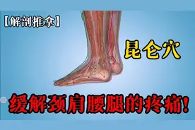 昆仑穴：缓解各种颈肩腰腿的疼痛！