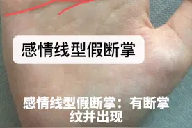 断掌也分真假，今天解析假断掌