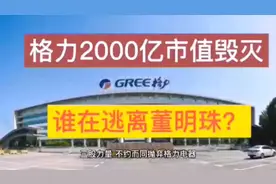 格力2千亿市值毁灭，谁在抛弃董明珠？视频封面